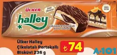 ÜLKER HALLEY ÇİKOLATALI PORTAKALLI BİSKÜVİ 236 G fiyat ve kampanya bilgisi